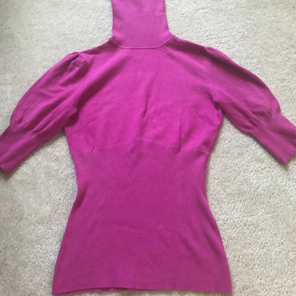 Pink plaid skirt (wool blend) - Picture 4 of 6